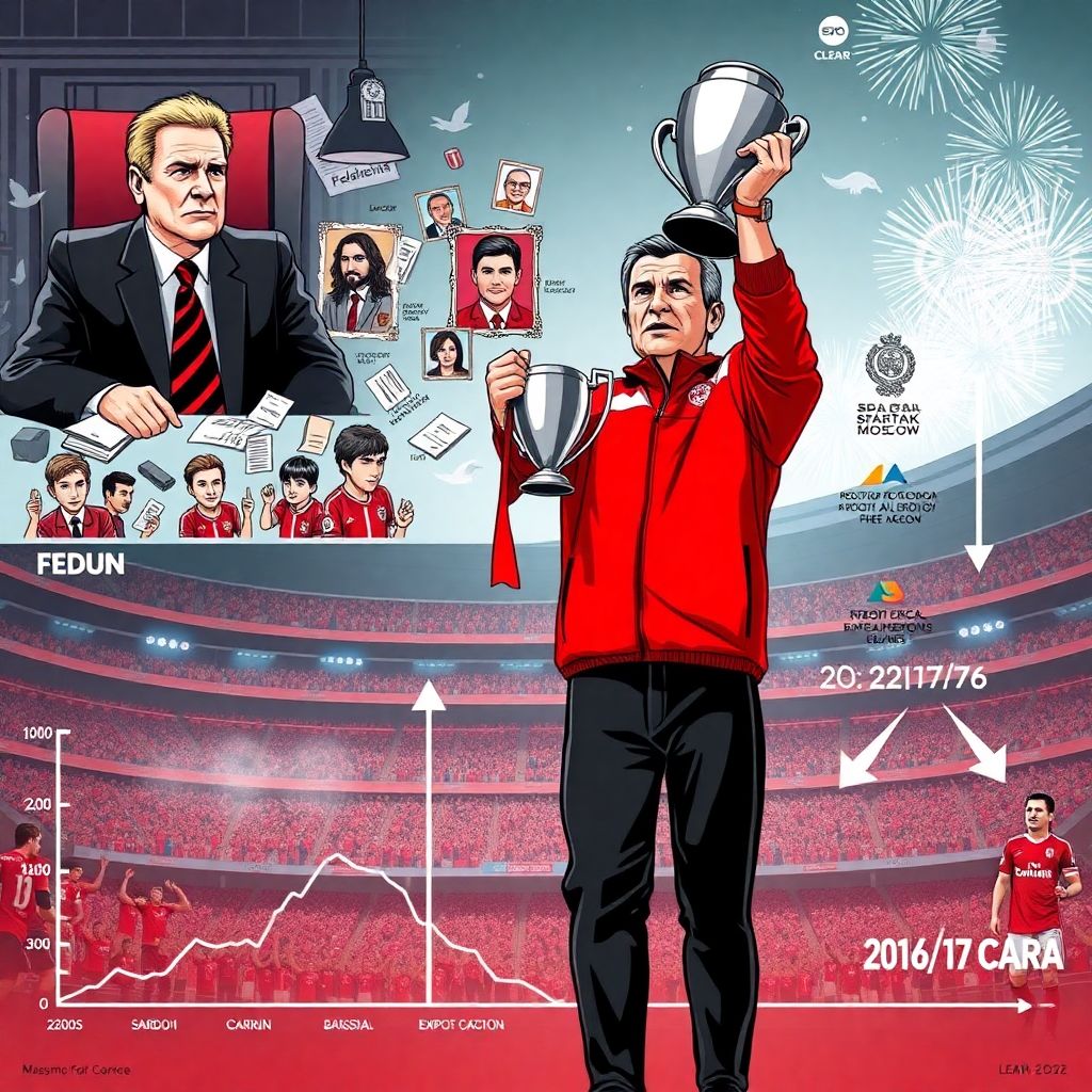 Спартак при разных владельцах и тренерах: путь от Федуна до наших дней